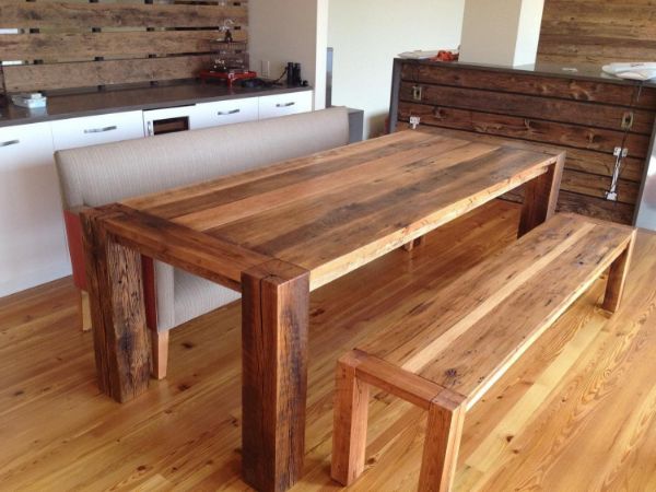 custom table bench