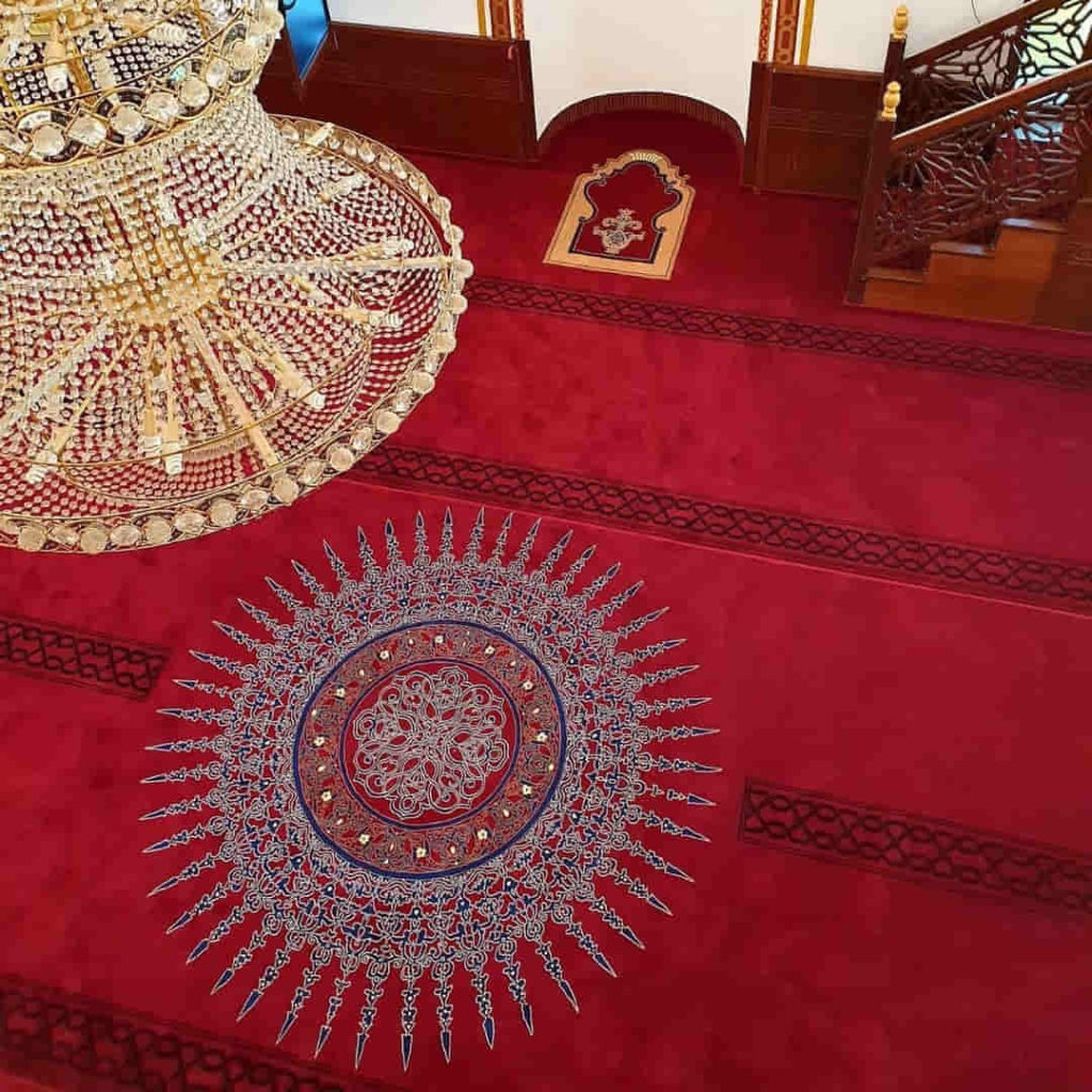 red color Masjid carpets