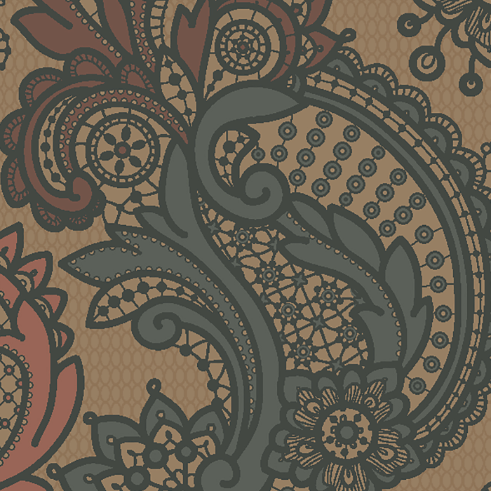 Paisley Lace Beige