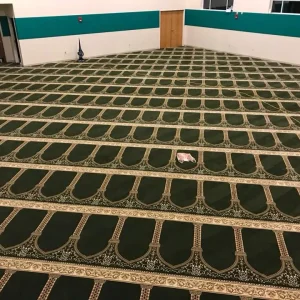 Green Hira Mosque Carpet