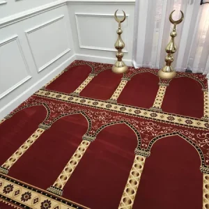 HEJAZ Red Mosque Prayer Carpet