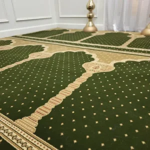 MADINA Green Haven™ Arch Masjid Carpet