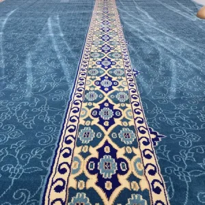 NOOR Divine Ease™ Sky Blue Mosque Carpet