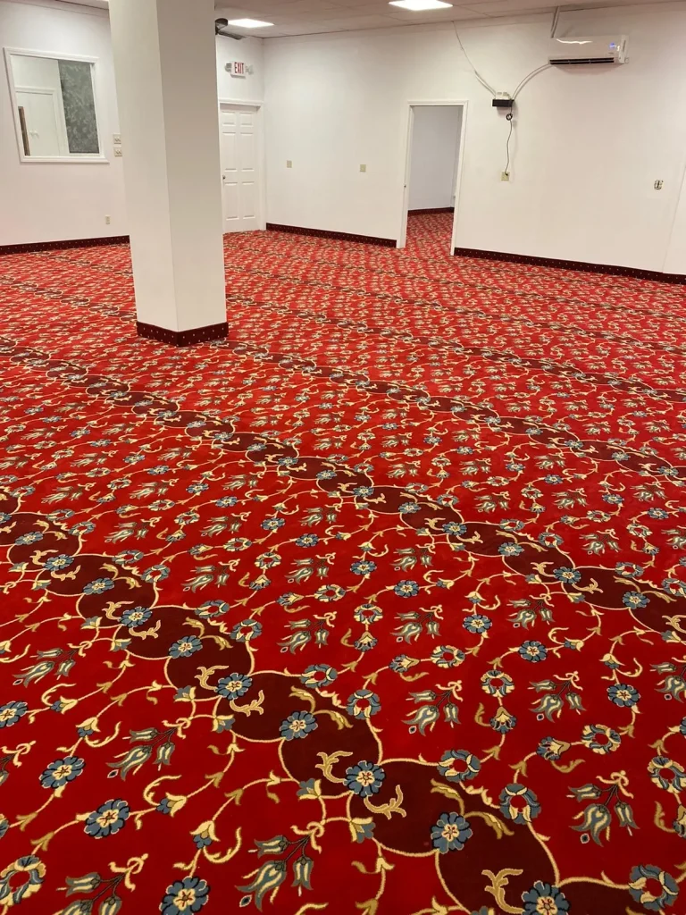 Sky Blue Border Carpet