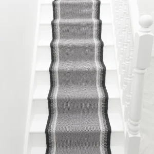 Geo Black Stair Carpet
