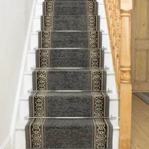 Tribal Grey Stair Carpet