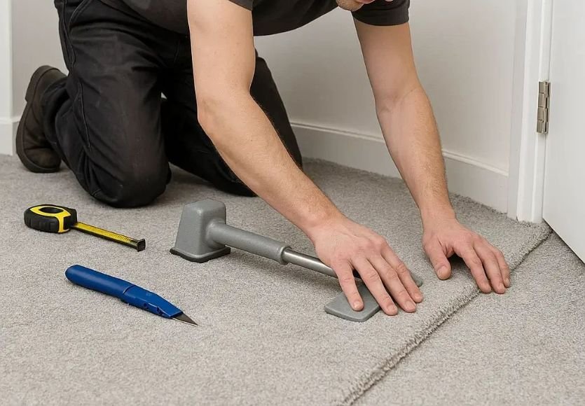 wall to wall carpet installation
