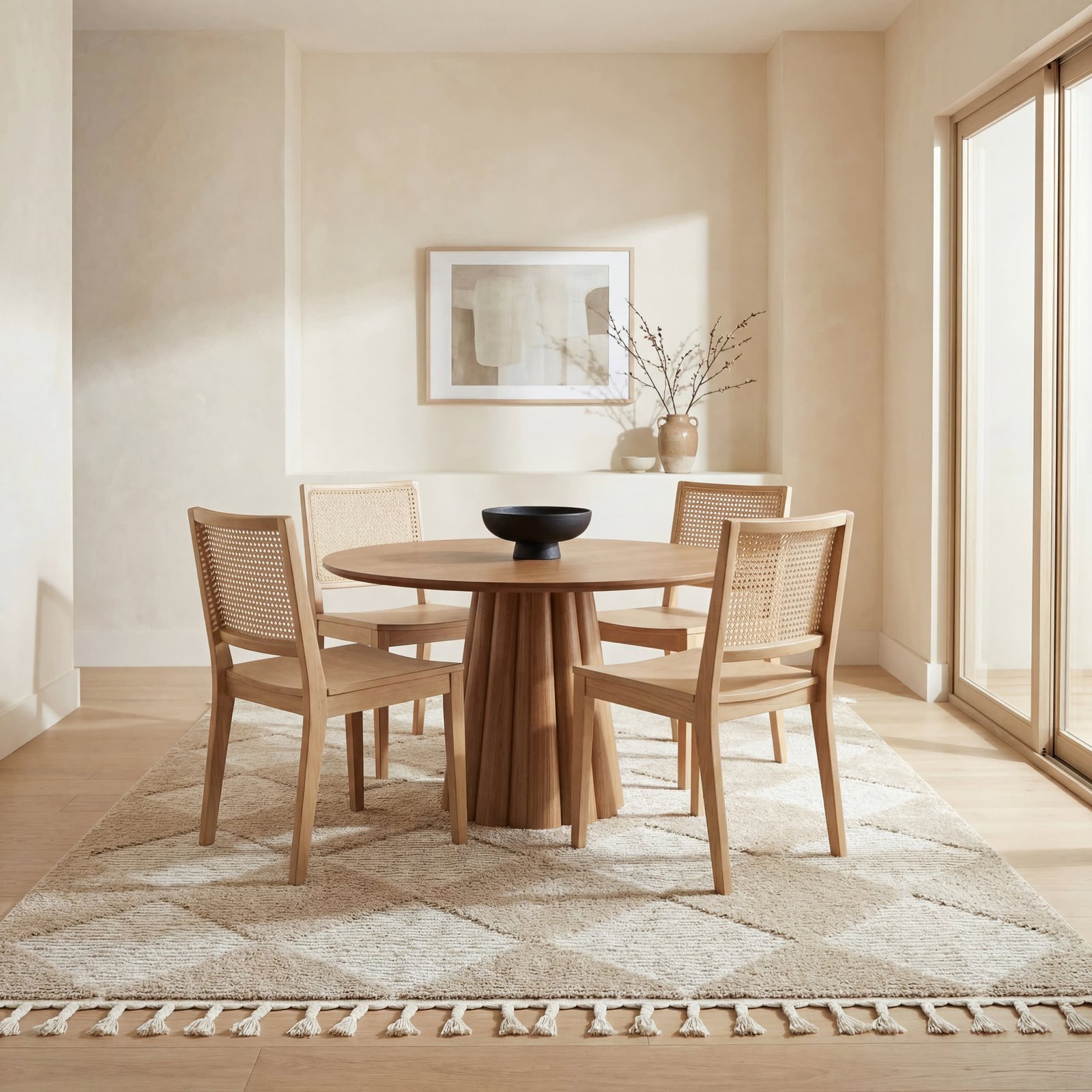 Aylin Diamond Tasseled Rug - Image 3
