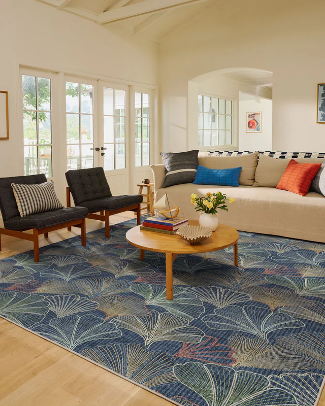 Deniz Navy Flatwoven Rug - Image 3