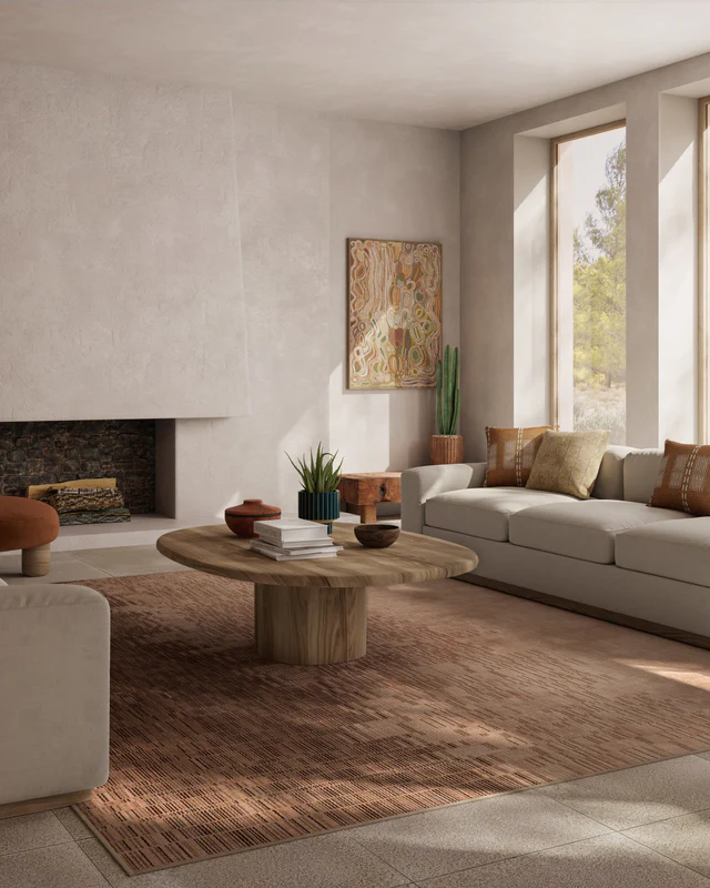 Reflection Warm Natural Flatwoven Rug - Image 4