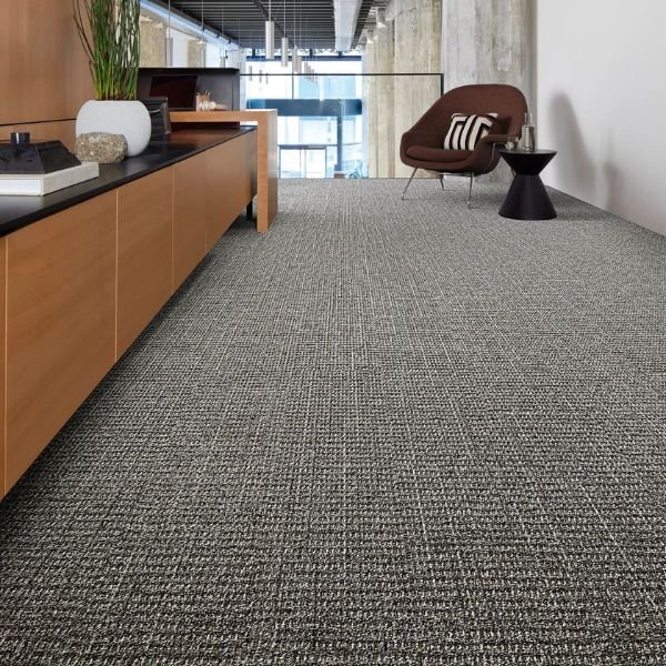 Cut pile office carpets