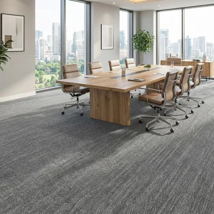 Textured Gray Office Carpets