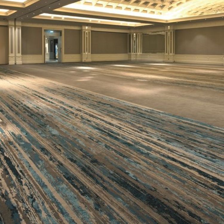Wall to wall exhibition carpets