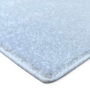 White Plush Carpet Runners