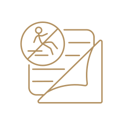 Anti slip backing