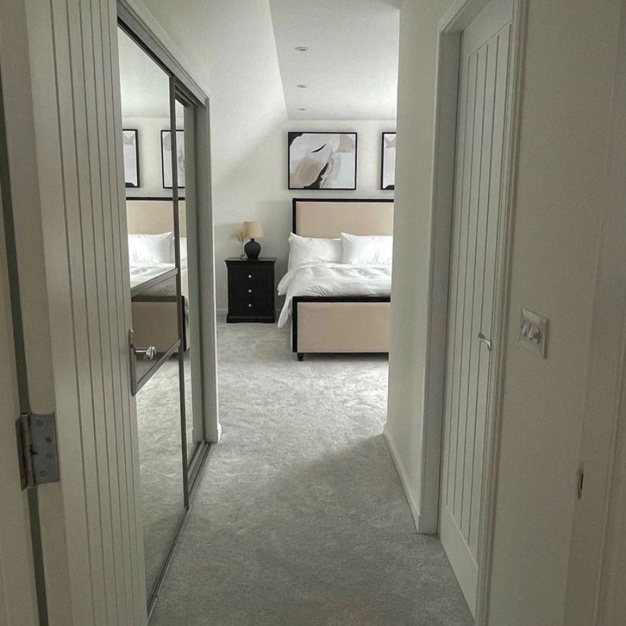 Sensation Grey Bedroom Carpet